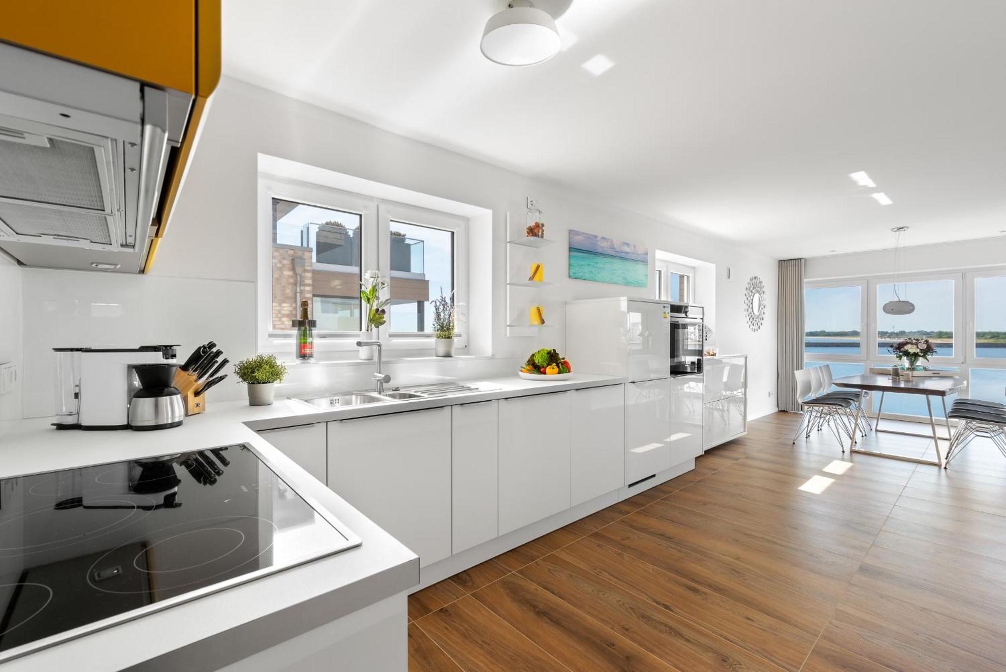 Brise- Direkt Am Wasser, Hafenblick, Fahrstuhl, Sauna, Ueberdachter Balkon Olpenitz Dış mekan fotoğraf