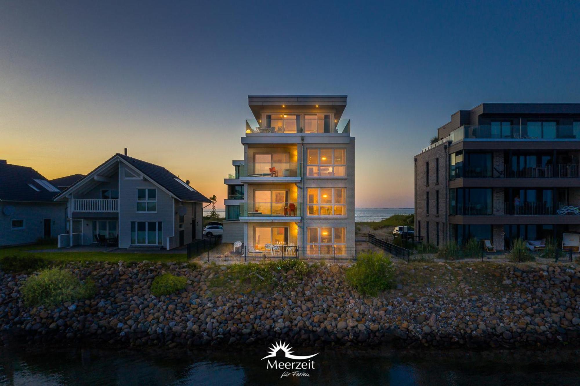 Brise- Direkt Am Wasser, Hafenblick, Fahrstuhl, Sauna, Ueberdachter Balkon Olpenitz Dış mekan fotoğraf
